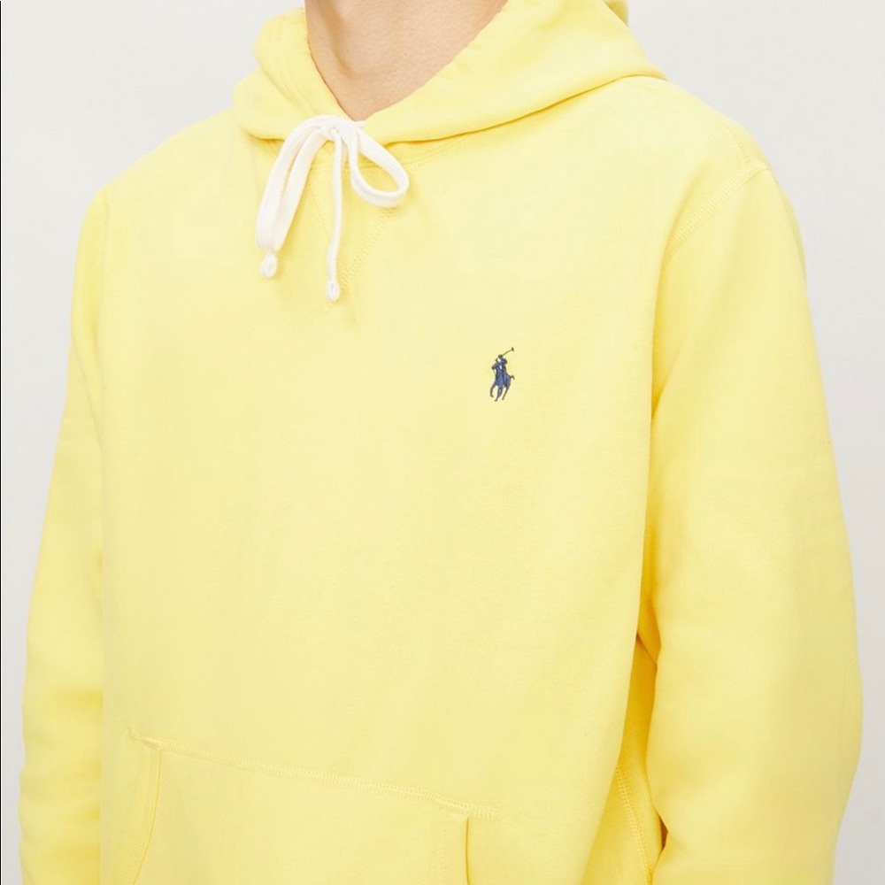 PPOLO RALPH LAUREN YELLOW HOODIE